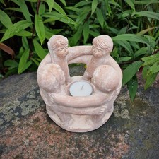 Budawi® Freundeskreis mit 4 Freunden Handwerkskunst aus Mexico Teelichthalter