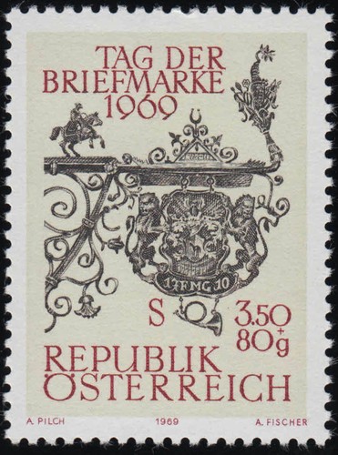 1319 tag briefmarke schild - d., briefmarke,