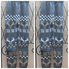 Thermo- Leggings,Treggings,Hose,Leggins,Shabby,Norweger Muster Mädchen +