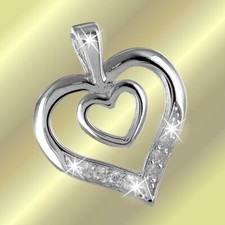 Anhänger Herz Halskette mit