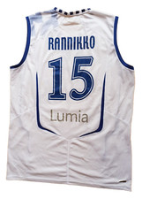 Teemu Rannikko Finnland Basketball Trikot Jersey Finland Li-Ning weiß XL-XXL