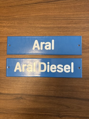 Original aral emaille - aral,