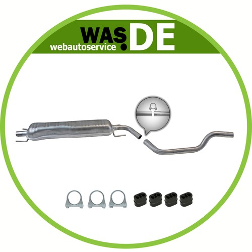 Auspuff mittelschalldämpfer - auspuff,