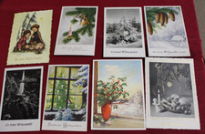 antike Weihnachtskarten Weihnachten wellen Rand (26)