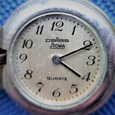 niedliche STOWA Sprungdeckeluhr, Quartz, Halskettenuhr, neue Batterie