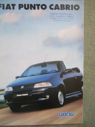 Fiat punto cabrio - punto, +preisliste