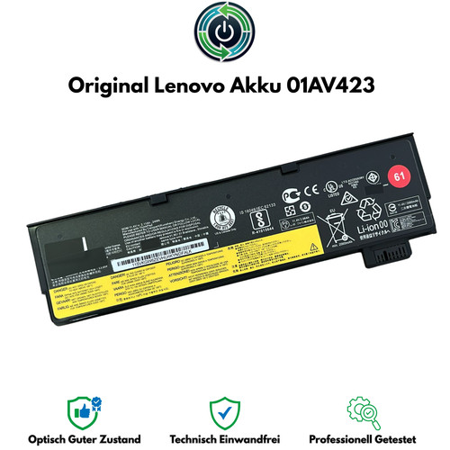 Original lenovo akku 01av423 - original,