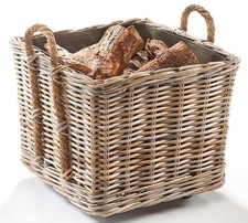 Kaminholzkorb Wagen aus grauem