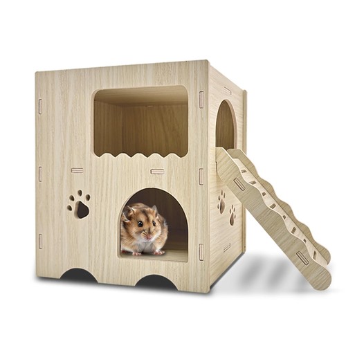 Hamster haus holz - hamster,