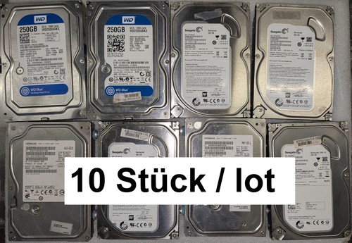 10x hdd 250 - hdd, zoll