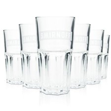 6x Smirnoff Glas 0,3l