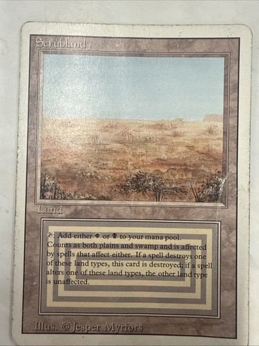Magic the gathering scrubland - magic,