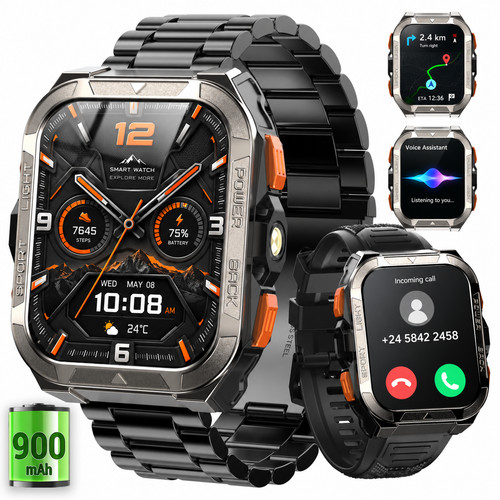 Gps smartwatch herren militär - herren,