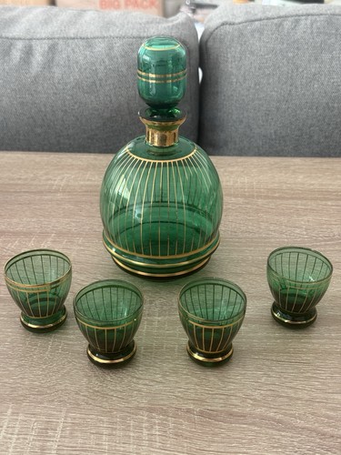 Decanter set karaffe vintage - set,