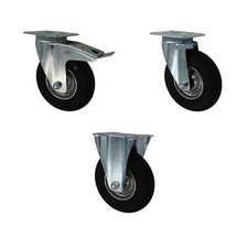 Lufbereifte Rolle 200x50 8x2 Lenkrollen Bockrollen Luftrad Rad 