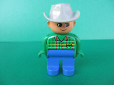 Lego Duplo Figur Cowboy Sheriff Western Ranch Pferde (160523L)