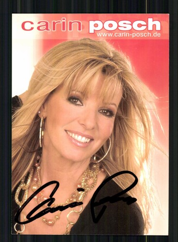 Carin posch autogrammkarte - posch,