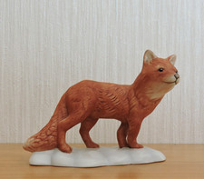 Goebel  Fuchs im Schnee - zum Winterwald