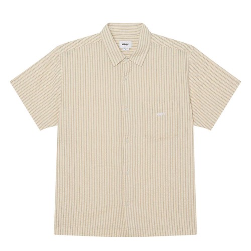 Obey alan woven shirt - obey, s/s