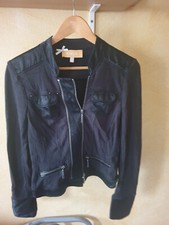 Biba, Kostüm, Rock + Jacke, edel, Materialmix, Gr. 36, Western Style, schwarz