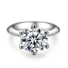 2 kt Ring Solitär Diamant