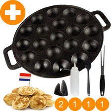 Poffertjes Pfanne Gusseisen 24