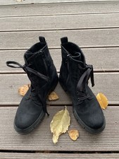 Schwarze Stiefel 37 Wildleder 