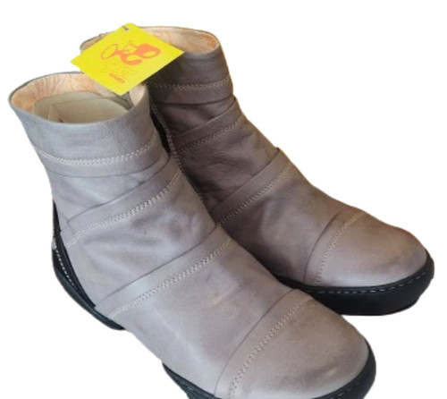 Eject grau leder slouchy - leder,