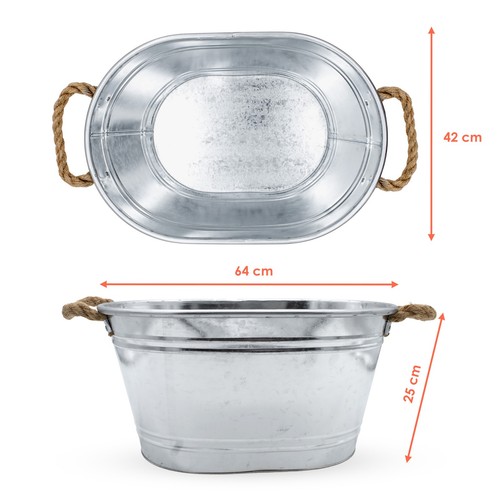Garten deko zink wanne mit - zink,