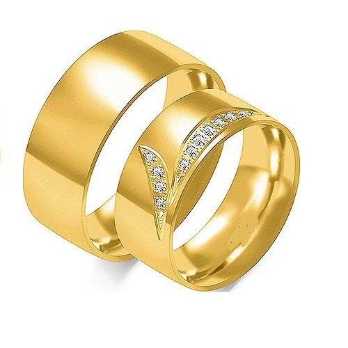 Eheringe trauringe 333 gelb - 333, er