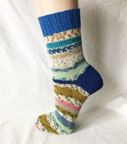 Wollsocken selbstgestrickt - , gr