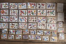 45 x Kalkitos - Smacks Kelloggs Rubbelbilder  Smack Disney Tony Tiger Beilagen