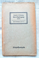 TB RUDOLF G. BINDING - Der Opfergang # Insel-Bücherei Nr. 23 # Feldpostausgabe