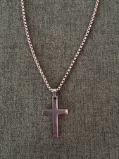 Herren Halskette mit Kreuz