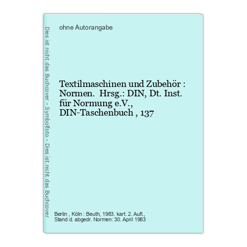 Textilmaschinen und zubehör - textilmaschinen,