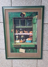 Wandbild  Wohnzimmer ,hochwertiger Rahmen hinter Glas