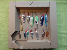 alte SPINNER BLINKER 14 stk. DAM EFFZETT ABU LUREX Barsch Zander Hecht ( SET II.