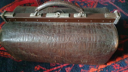 Antiker arztkoffer vintage - arztkoffer,