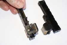 Philips N2509 Rec Level Slider Potentiometer Schieberegler w. knobs m. Knöpfen