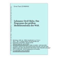 Lehmann-Groß-Bahn. Das