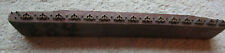 antiker Druckstock  Druckmodel Blaudruck Stempel Holzschnitzerei ca.36 cm Länge