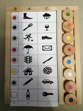 Lernspiel aus Holz - ... für Kinder - ... selber Aufgaben erstellen