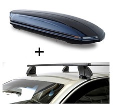 Dachbox VDPMAA320L+Dachträger K1M für für Mercedes C W203 4Türer 01-06