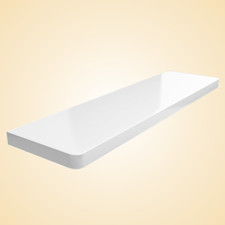 MDF Fensterbank Weiß