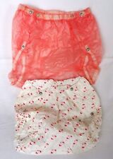 2x DDR Windelhose/Gr.2+5/Rosa/Weiß/VEB Baby-Chic/1985+89/Finsterwalde/OVP