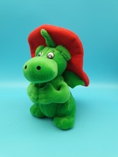 Plüsch Grisu Feuerwehrman Kuscheltier Drache ca 18cm