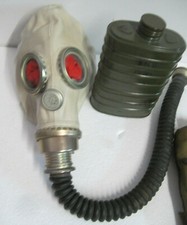 Gummischlauch  Filter NVA Gasmaske Mundschutz  ABC Schutzkleidung Maske Latex