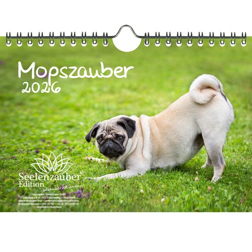 Mopszauber din kalender - a5,