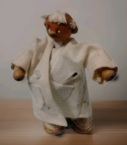 Alte arzt figur holzkörper - figur,