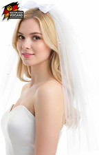 Brautschleier 60cm kurz mit